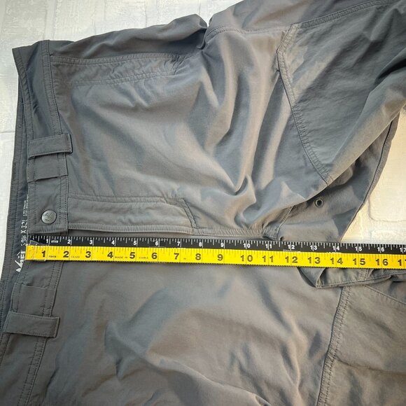 REI Co-op Pants Men 38x32 Gray Cargo Vented Technical Hiking Regular Fit Stretch - Picture 12 of 14